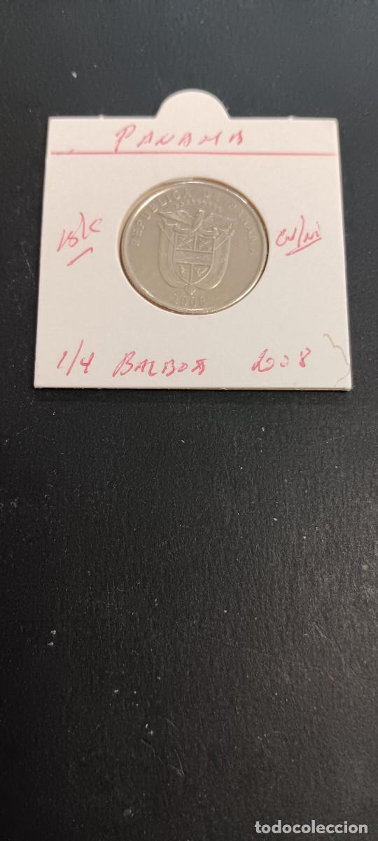 Monedas antiguas de Am&eacute;rica: PANAMA 1/4 BALBOA 2008 BC KM=128 (CUPRONIQUEL)