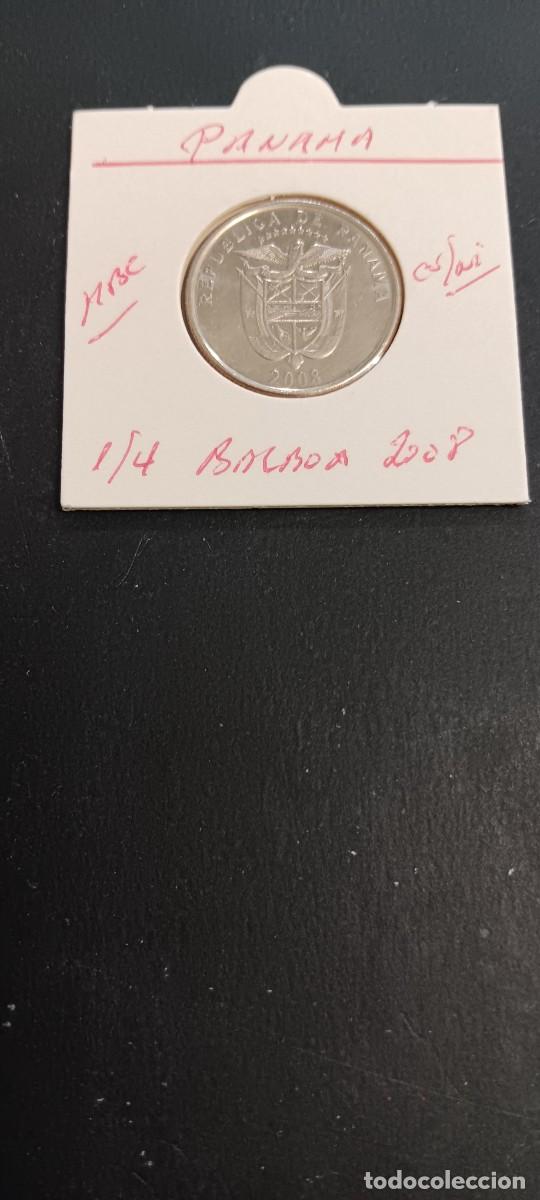 Monedas antiguas de Am&eacute;rica: PANAMA 1/4 BALBOA 2008 MBC KM=128 (CUPRONIQUEL)