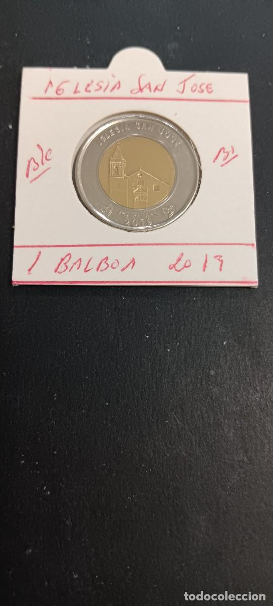 Monedas antiguas de Am&eacute;rica: PANAMA 1 BALBOA 2019 BC KM=NEW(BIMETALICA)IGLESIA DE SAN JOS&Eacute;