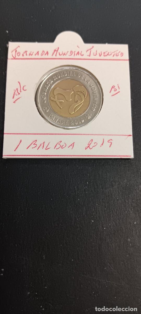 Monedas antiguas de Am&eacute;rica: PANAMA 1 BALBOA 2019 BC KM=NEW(BIMETALICA) JORNADA MUNDIAL DE JUVENTUD