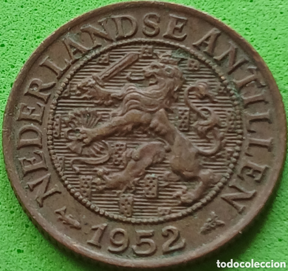 Monedas antiguas de Am&eacute;rica: Antillas Neerlandesas 1 cent 1952 km#1