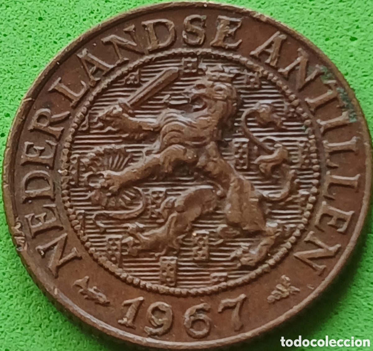 Monedas antiguas de Am&eacute;rica: Antillas Neerlandesas 1 cent 1967 km#1