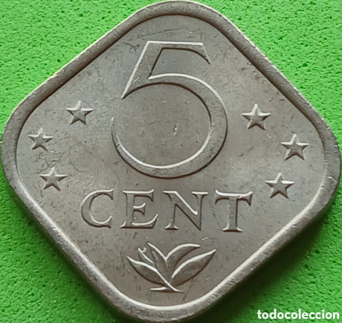 Monedas antiguas de Am&eacute;rica: Antillas Neerlandesas 5 cent 1974 km#13