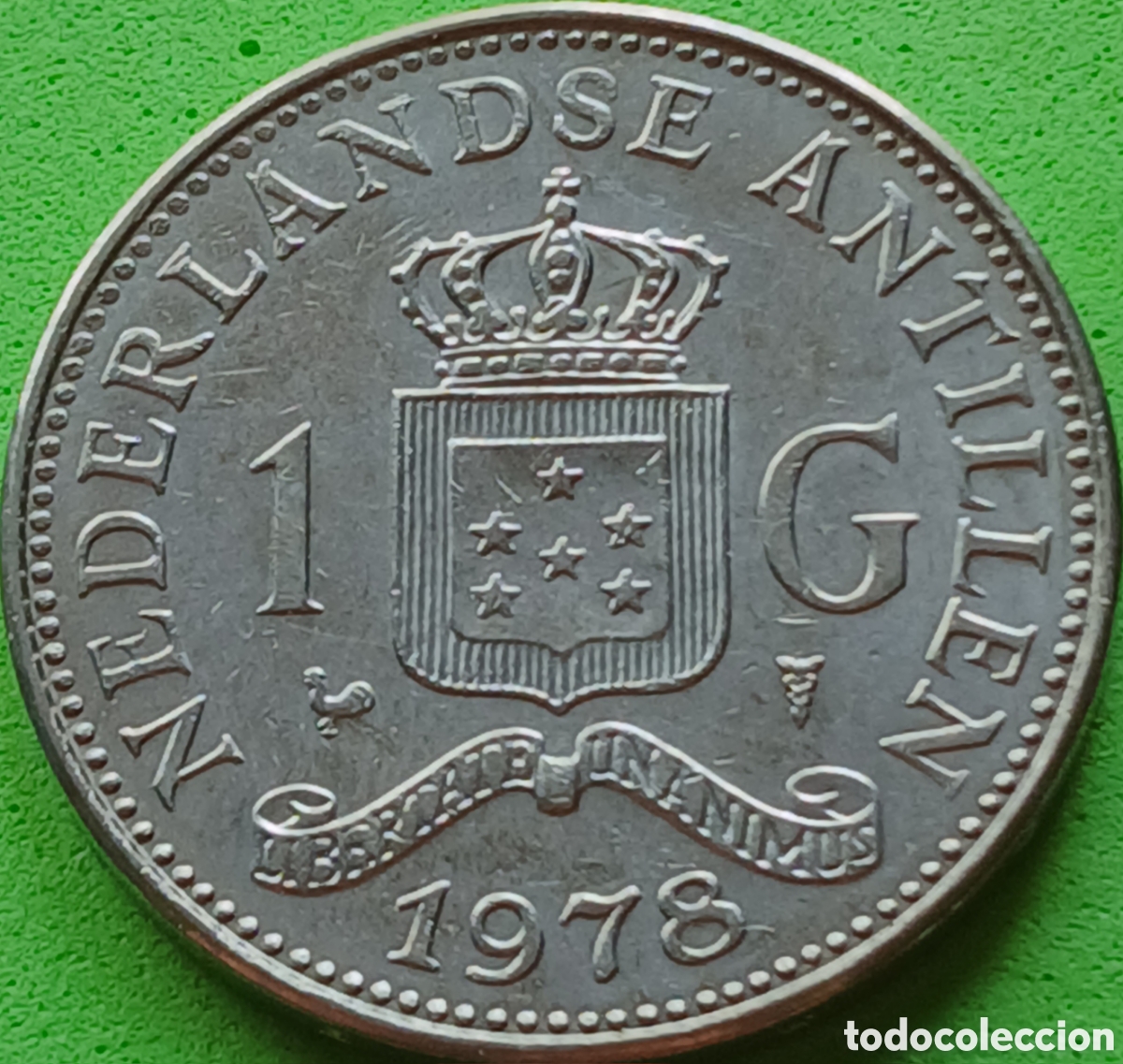 Monedas antiguas de Am&eacute;rica: Antillas Neerlandesas 1 gulden 1978 km#12