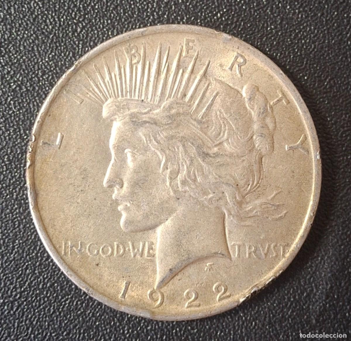 Old Coins of America: Estados Unidos 1 D&oacute;lar Liberty 1922 (MBC-)