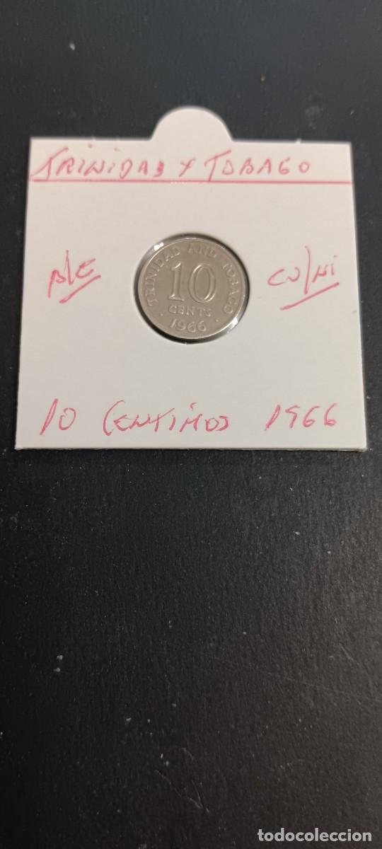 Monedas antiguas de Am&eacute;rica: TRINIDAD Y TOBAGO 10 CENTIMOS 1966 BC KM=3 (CUPRONIQUEL)