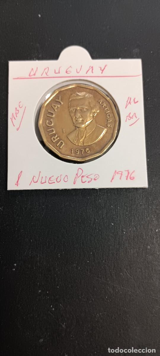Monete antiche di America: URUGUAY 1 NUEVO PESO 1976 MBC KM=69 (ALUMINIO-BRONCE)