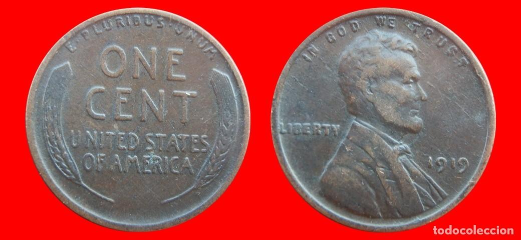 Monnaies anciennes d'Am&eacute;rique: 1 CENTAVO 1919 USA-150426