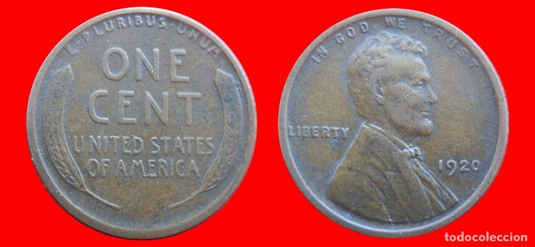 Monnaies anciennes d'Am&eacute;rique: 1 CENTAVO 1920 USA-150427