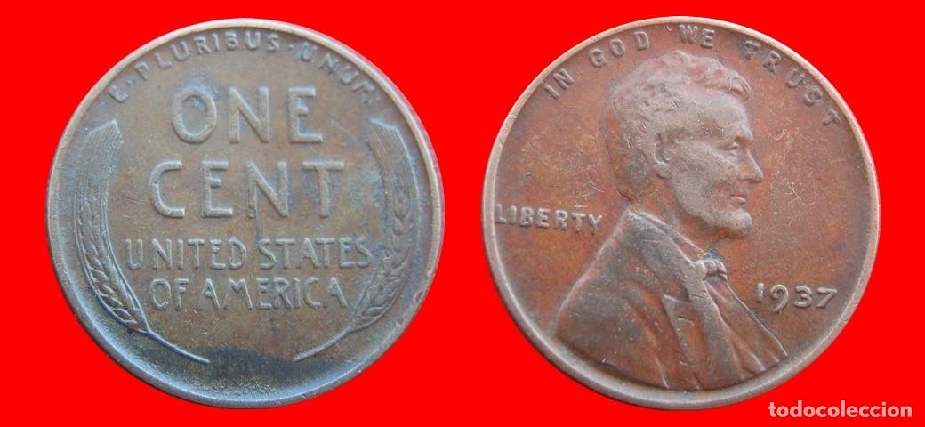 Monedas antiguas de Am&eacute;rica: 1 CENTAVO 1937 USA-150435
