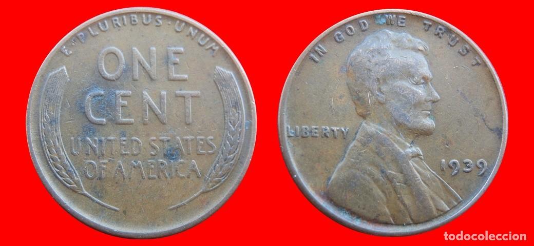 Monedas antiguas de Am&eacute;rica: 1 CENTAVO 1939 USA-150436
