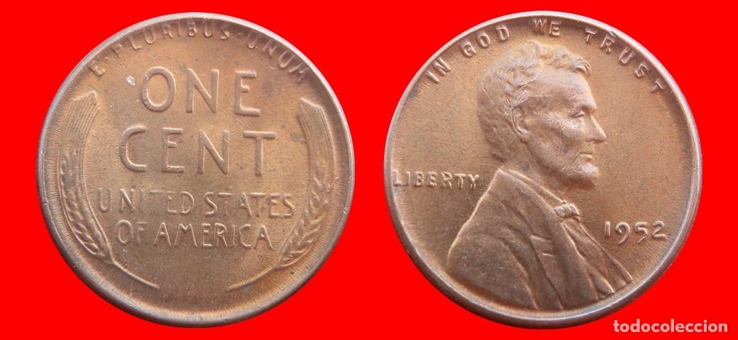 Monedas antiguas de Am&eacute;rica: 1 CENTAVO 1952 USA-150447