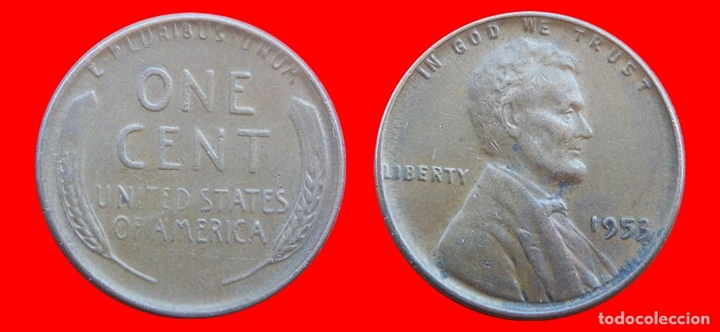 Monedas antiguas de Am&eacute;rica: 1 CENTAVO 1953 USA-150448