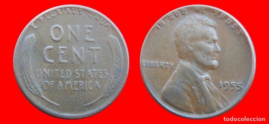 Monedas antiguas de Am&eacute;rica: 1 CENTAVO 1955 USA-150449