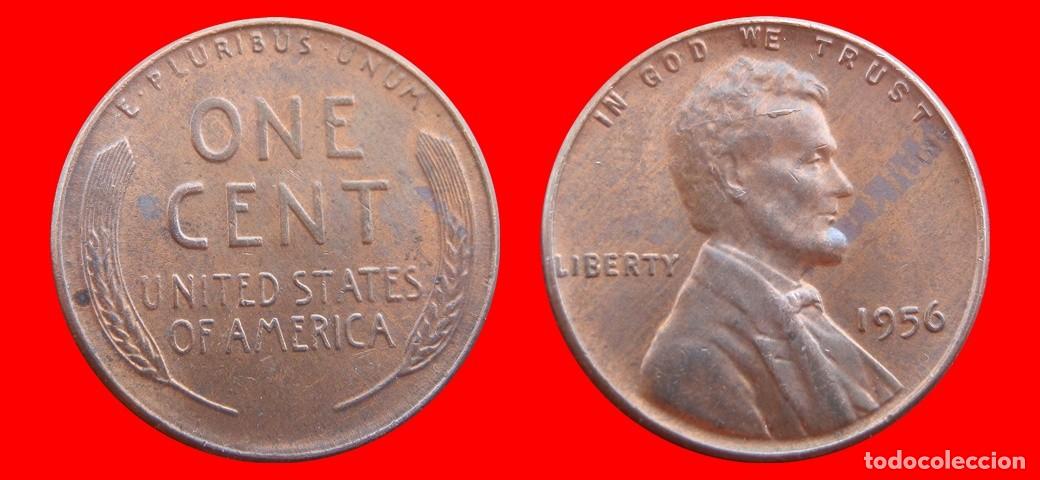 Monedas antiguas de Am&eacute;rica: 1 CENTAVO 1956 USA-150450