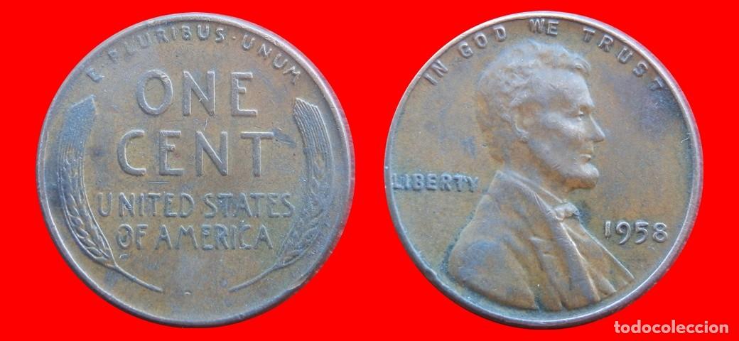 Monedas antiguas de Am&eacute;rica: 1 CENTAVO 1958 USA-150452