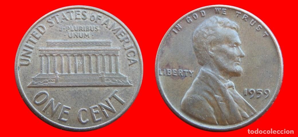 Monedas antiguas de Am&eacute;rica: 1 CENTAVO 1959 USA-150453