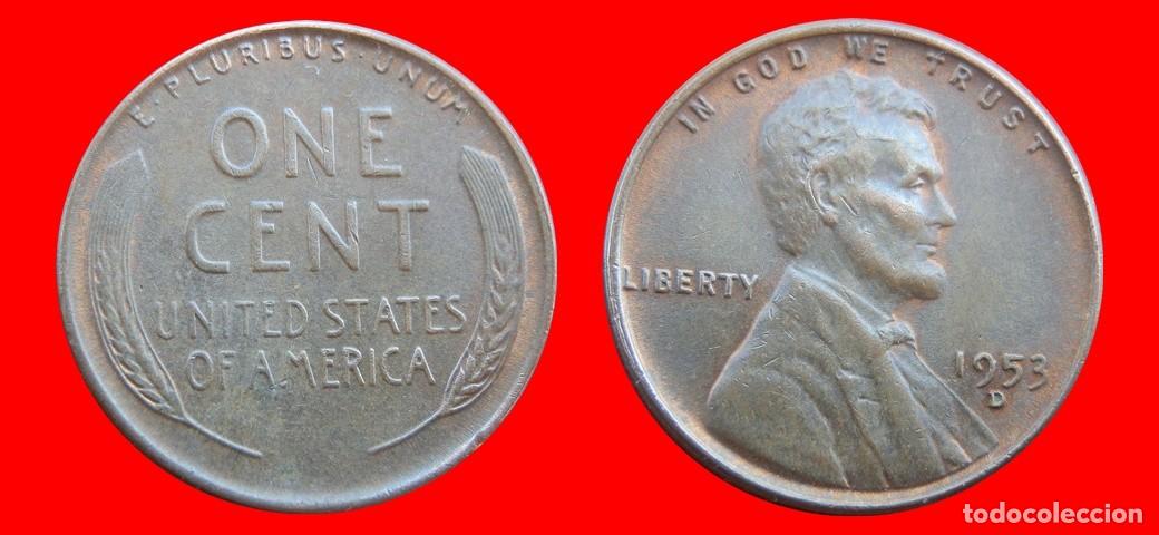 Monedas antiguas de Am&eacute;rica: 1 CENTAVO 1953-D USA-150469