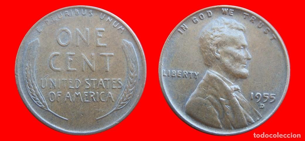 Monedas antiguas de Am&eacute;rica: 1 CENTAVO 1955-D USA-150471