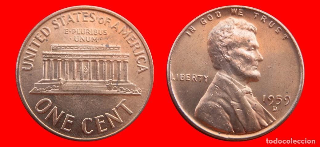 Monedas antiguas de Am&eacute;rica: 1 CENTAVO 1959-D USA-150473