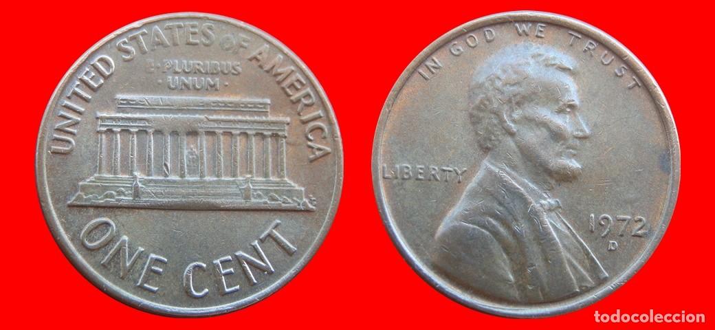 Monedas antiguas de Am&eacute;rica: 1 CENTAVO 1972-D USA-150474