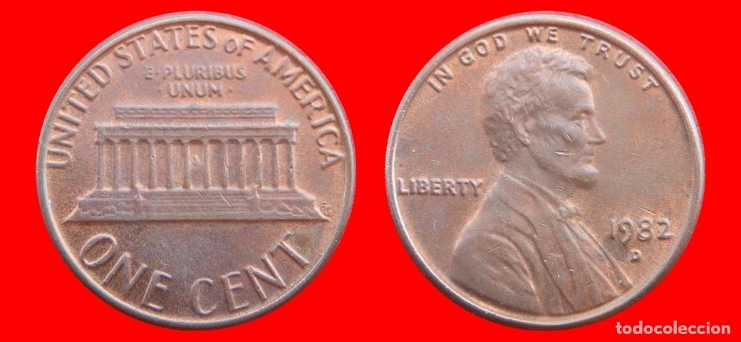 Monedas antiguas de Am&eacute;rica: 1 CENTAVO 1982-D USA-150477