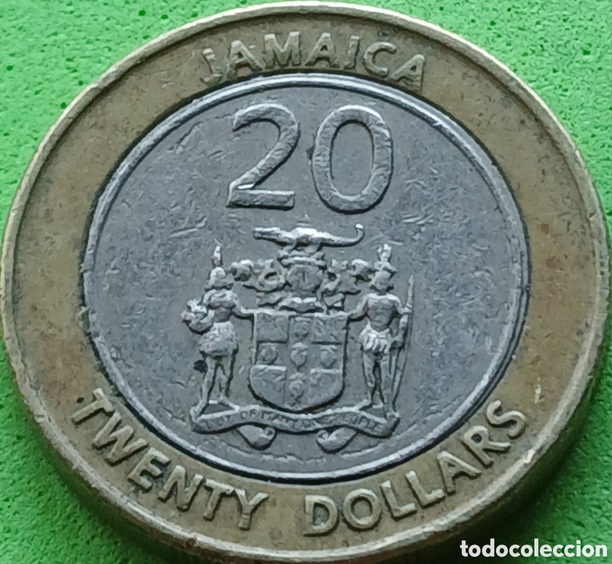 Monedas antiguas de Am&eacute;rica: Jamaica 20 dollars 2001 km#182