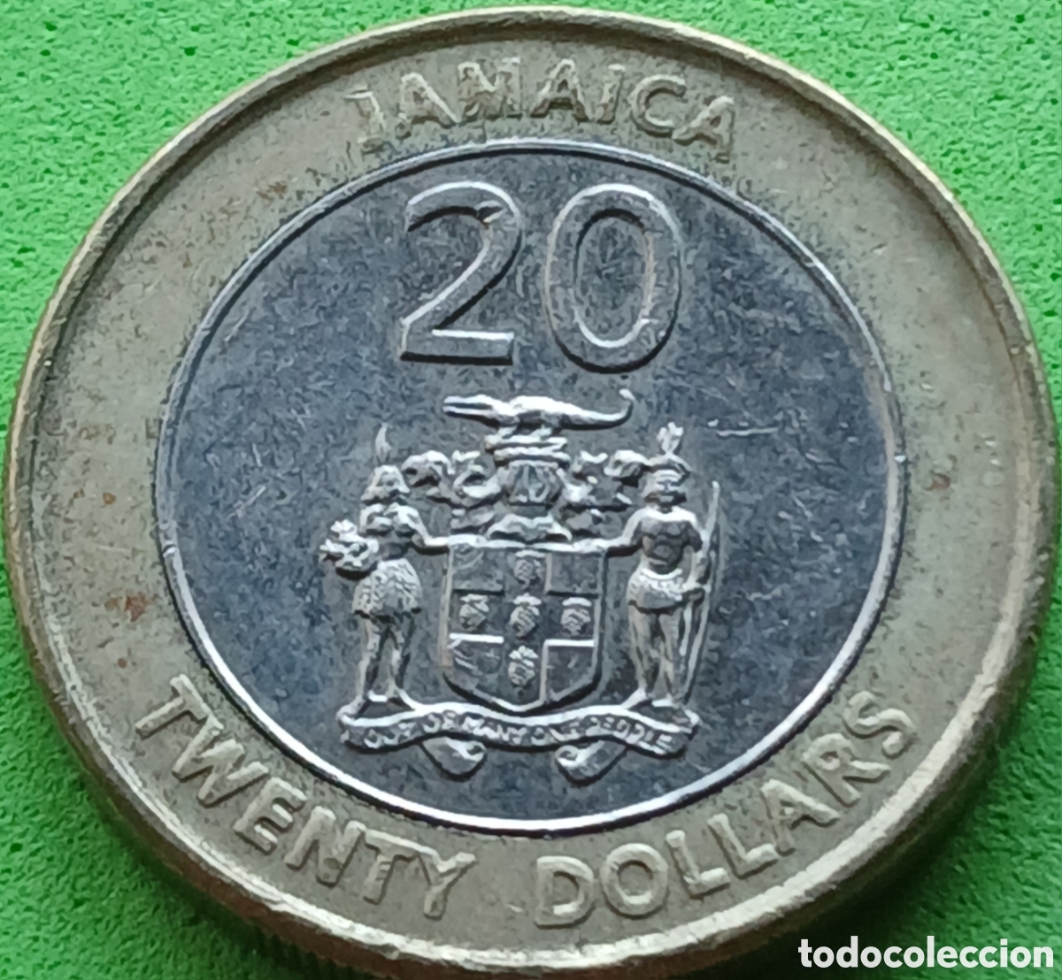 Monedas antiguas de Am&eacute;rica: Jamaica 20 dollars 2006 km#182