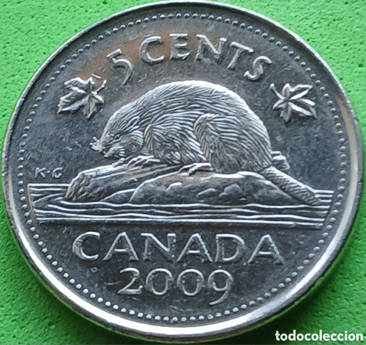 Monedas antiguas de Am&eacute;rica: Canad&aacute; 5 cents 2009 km#491
