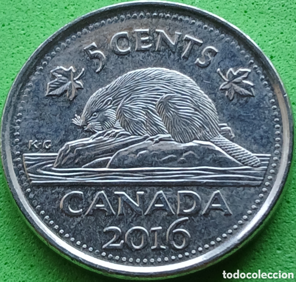 Monedas antiguas de Am&eacute;rica: Canad&aacute; 5 cents 2016 km#491