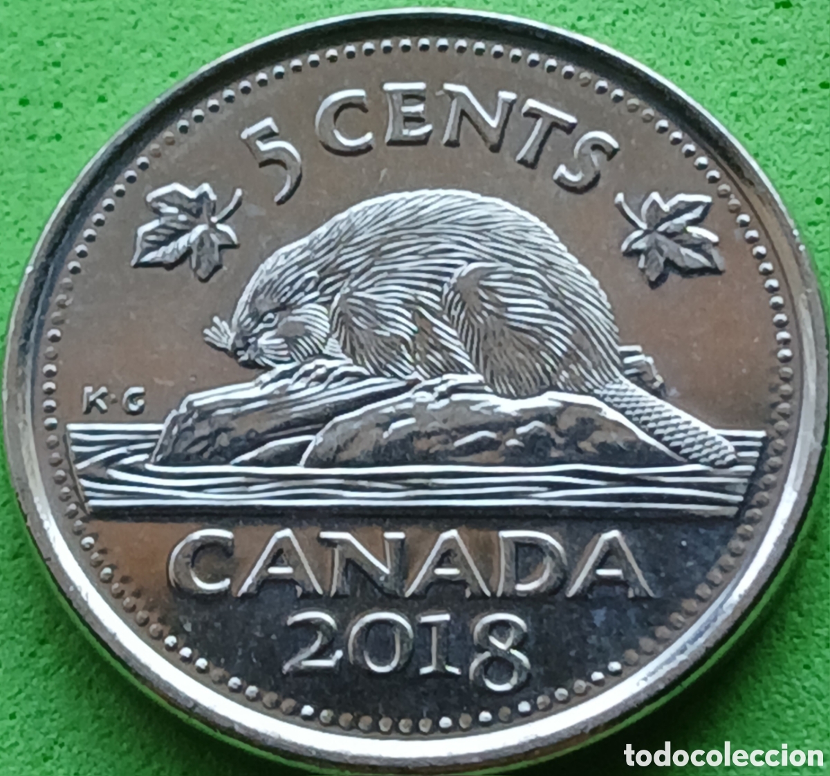 Monedas antiguas de Am&eacute;rica: Canad&aacute; 5 cents 2018 km#491