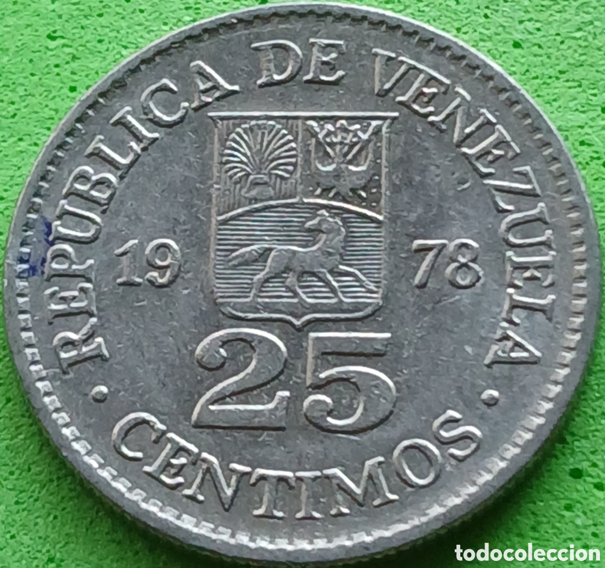 Monedas antiguas de Am&eacute;rica: Venezuela 25 c&eacute;ntimos 1978 Y#50