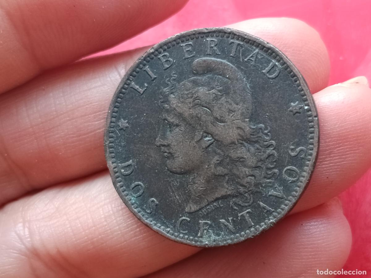 Monedas antiguas de Am&eacute;rica: Argentina, 2 Centavos 1890