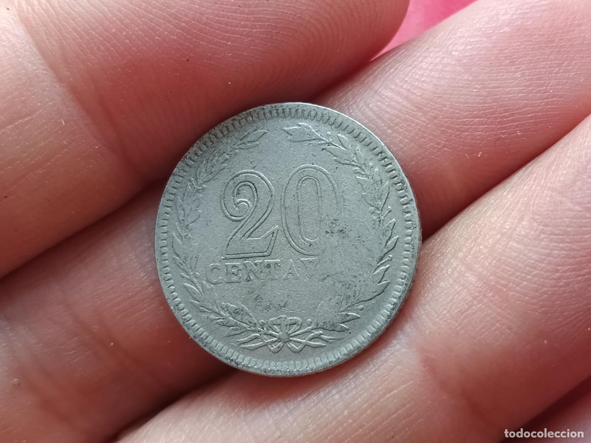 Monedas antiguas de Am&eacute;rica: Argentina 20 centavos 1929 - Foto 2