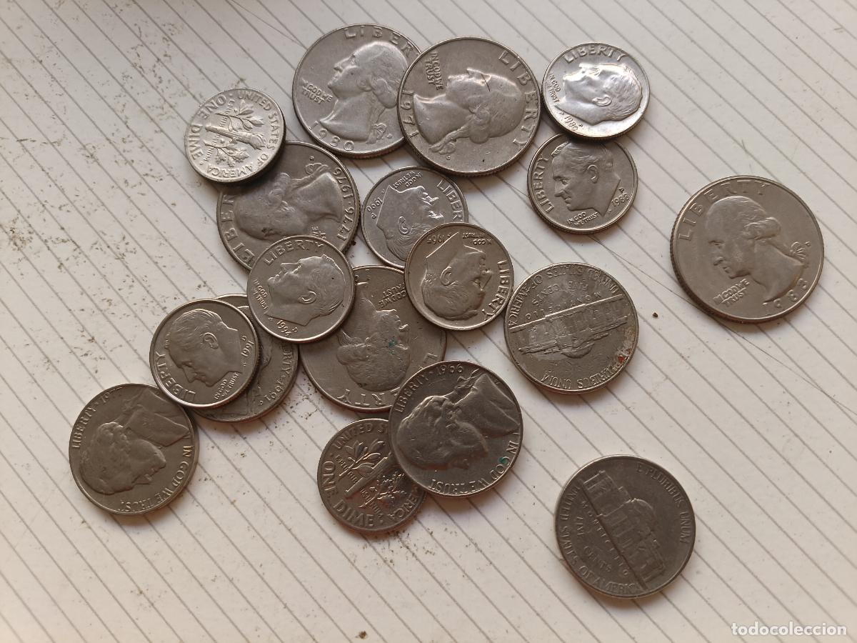 Monedas antiguas de Am&eacute;rica: USA Estados Unidos. 2,30 dollars en monedas