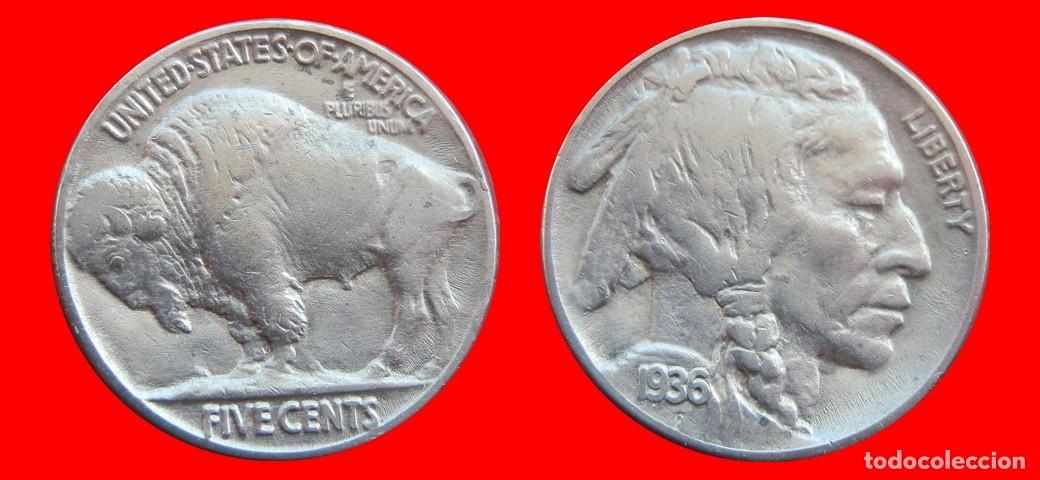 Monedas antiguas de Am&eacute;rica: 5 CENTAVOS 1936 USA-150489