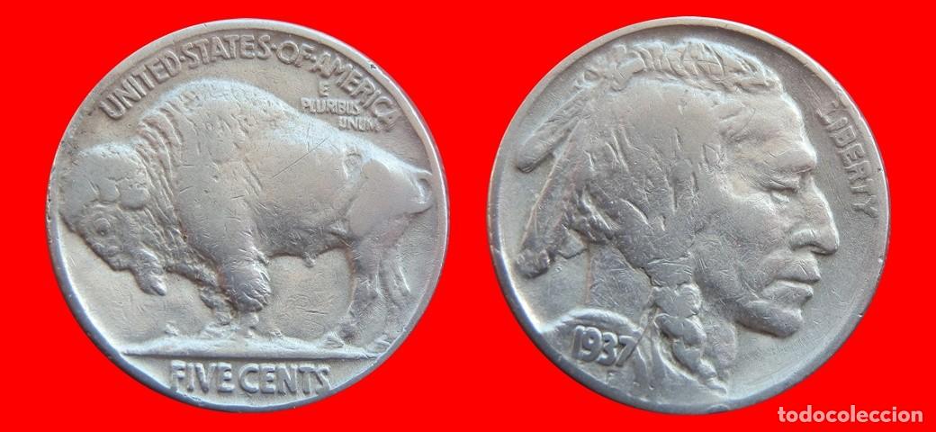 Monedas antiguas de Am&eacute;rica: 5 CENTAVOS 1937 USA-150490