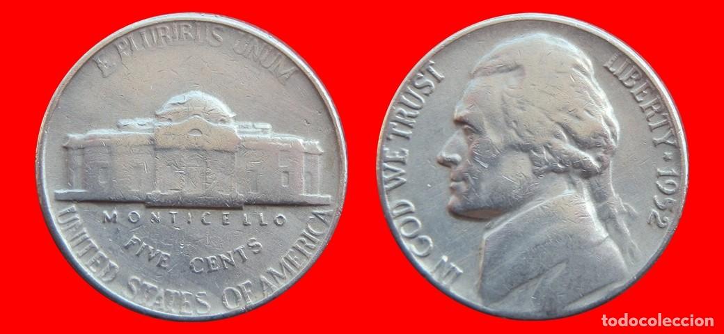 Monedas antiguas de Am&eacute;rica: 5 CENTAVOS 1952 USA-150492