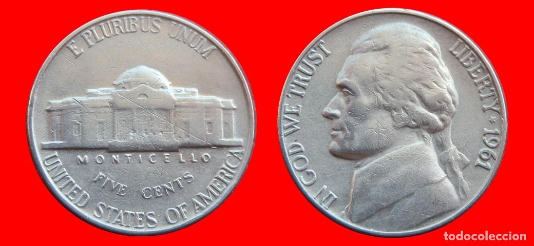 Monedas antiguas de Am&eacute;rica: 5 CENTAVOS 1961 USA-150493