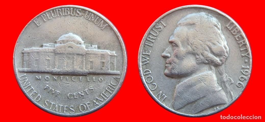 Monedas antiguas de Am&eacute;rica: 5 CENTAVOS 1966 USA-150494