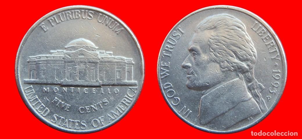 Monedas antiguas de Am&eacute;rica: 5 CENTAVOS 1993-P USA-150498