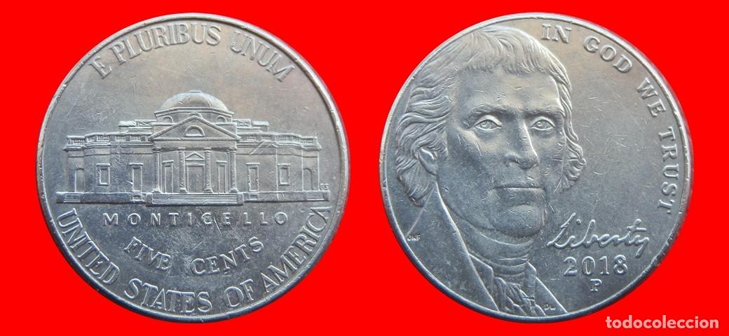 Monedas antiguas de Am&eacute;rica: 5 CENTAVOS 2018-P USA-150502