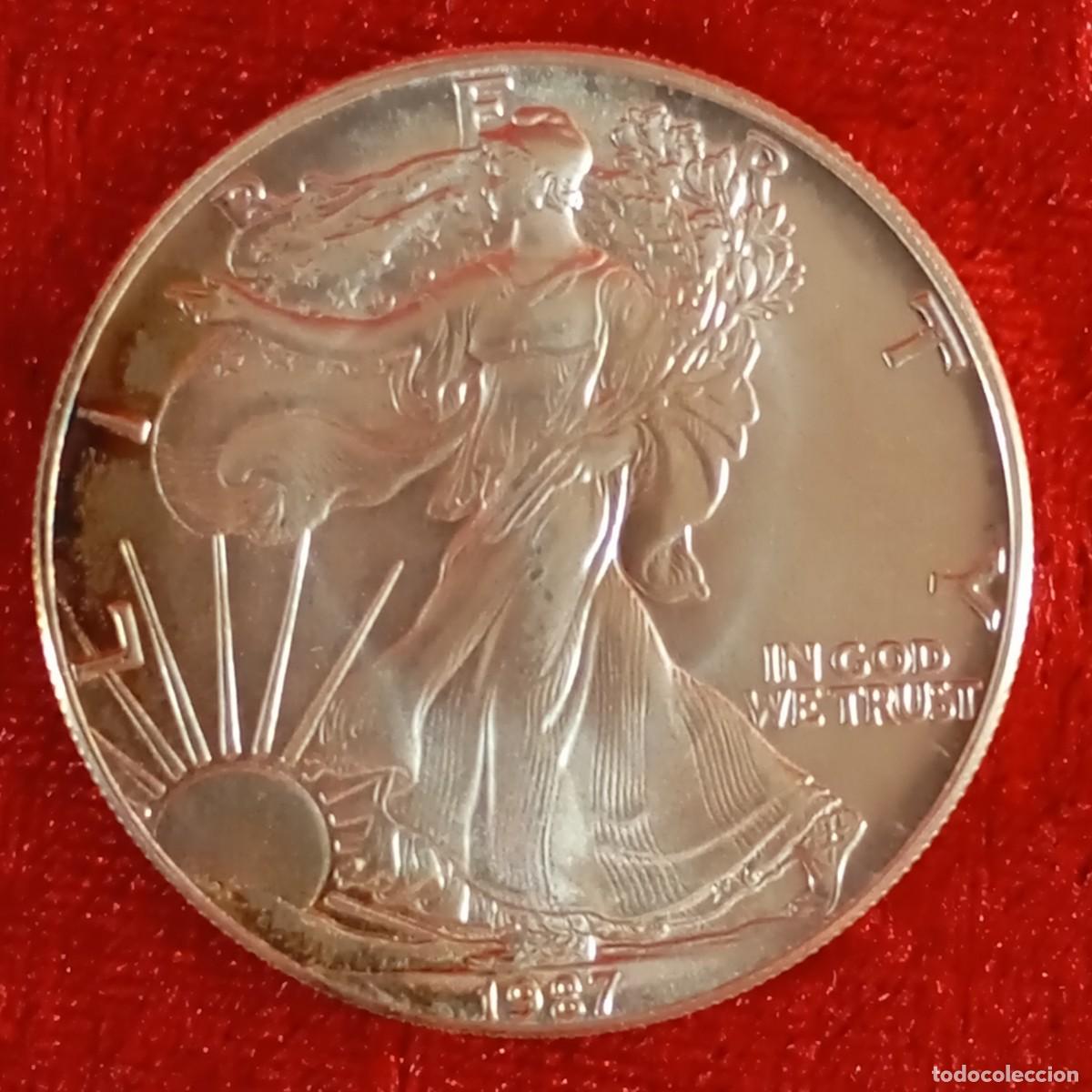 Monedas antiguas de Am&eacute;rica: LIBERTY - ONZA DE PLATA - 1987 - UNITED STATES OF AMERICA - USA - ONE DOLLAR - 31,1 G - PLATA / 23