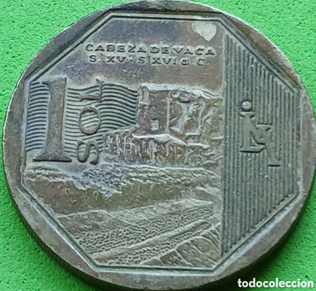 Monedas antiguas de Am&eacute;rica: Per&uacute; 1 sol 2016 km#396 Cabeza de Vaca