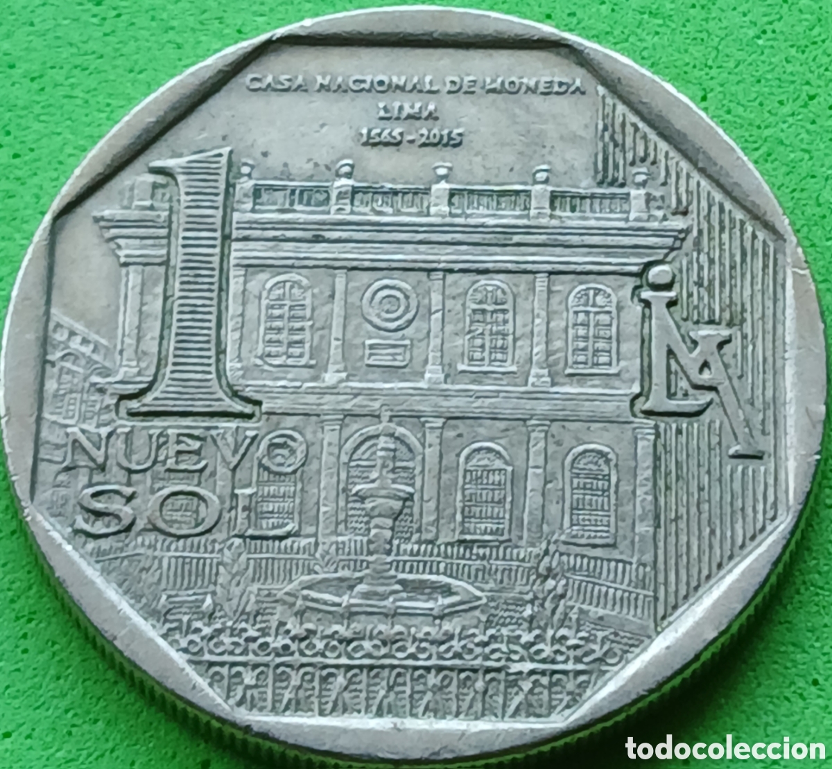 Monedas antiguas de Am&eacute;rica: Per&uacute; 1 sol 2015 km#390 Ceca Nacional