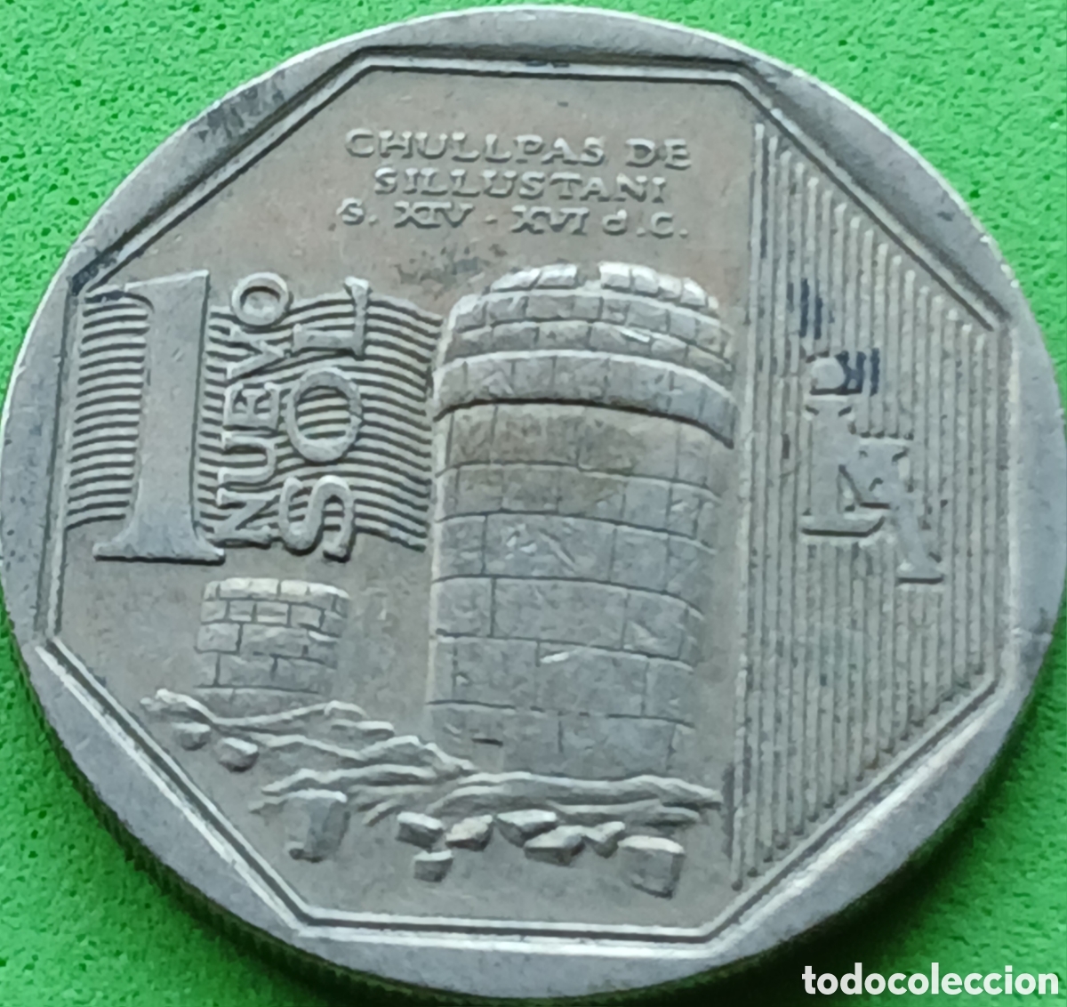 Monedas antiguas de Am&eacute;rica: Per&uacute; 1 nuevo sol 2011 km#345 Chullpas de Sillustani