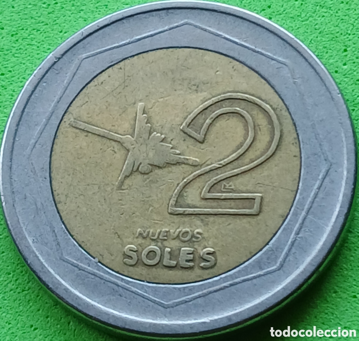 Monedas antiguas de Am&eacute;rica: Per&uacute; 2 nuevos soles 1995 km#313