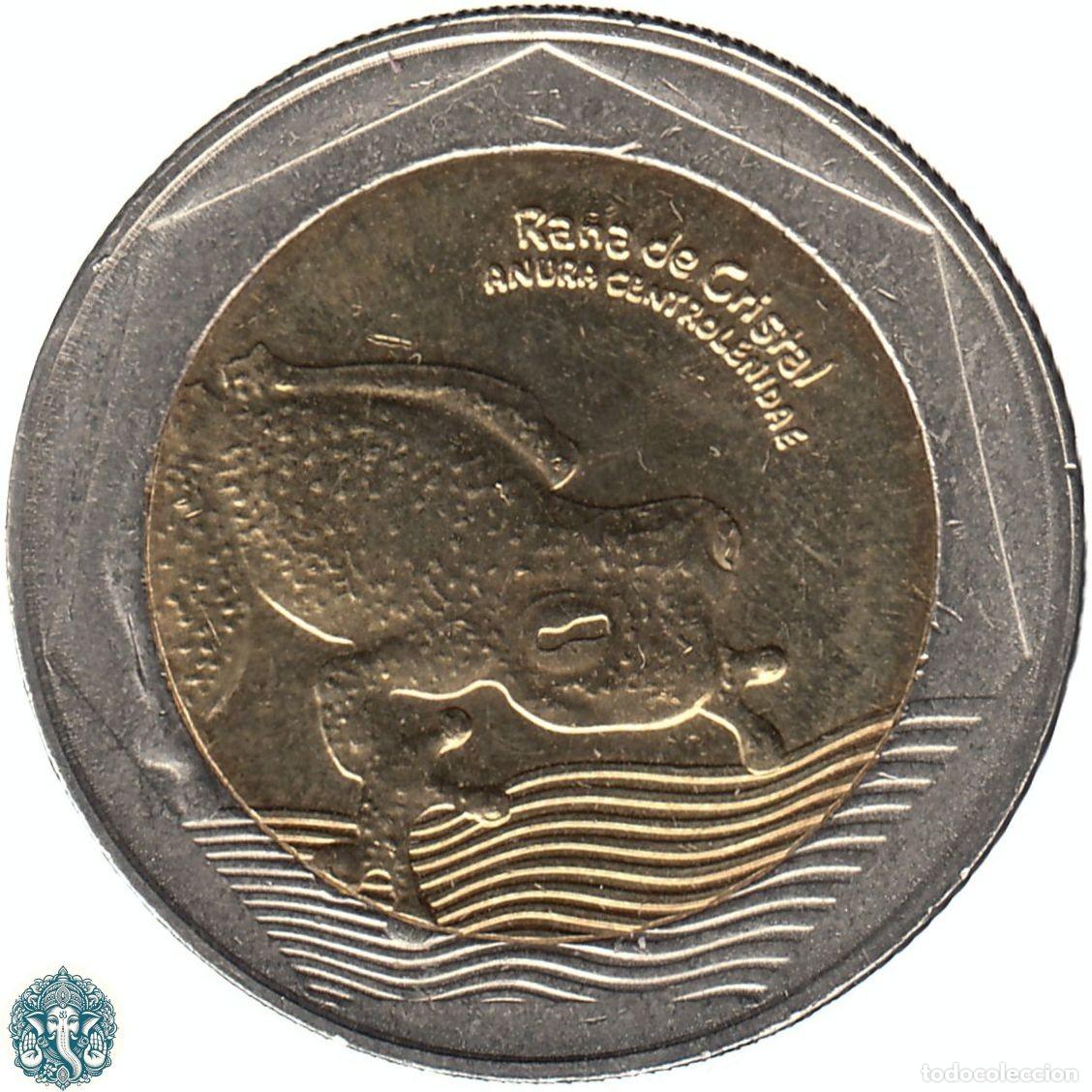 Monedas antiguas de Am&eacute;rica: COLOMBIA 500 Pesos 2025 Rana de cristal KM#298 bimet&aacute;lica