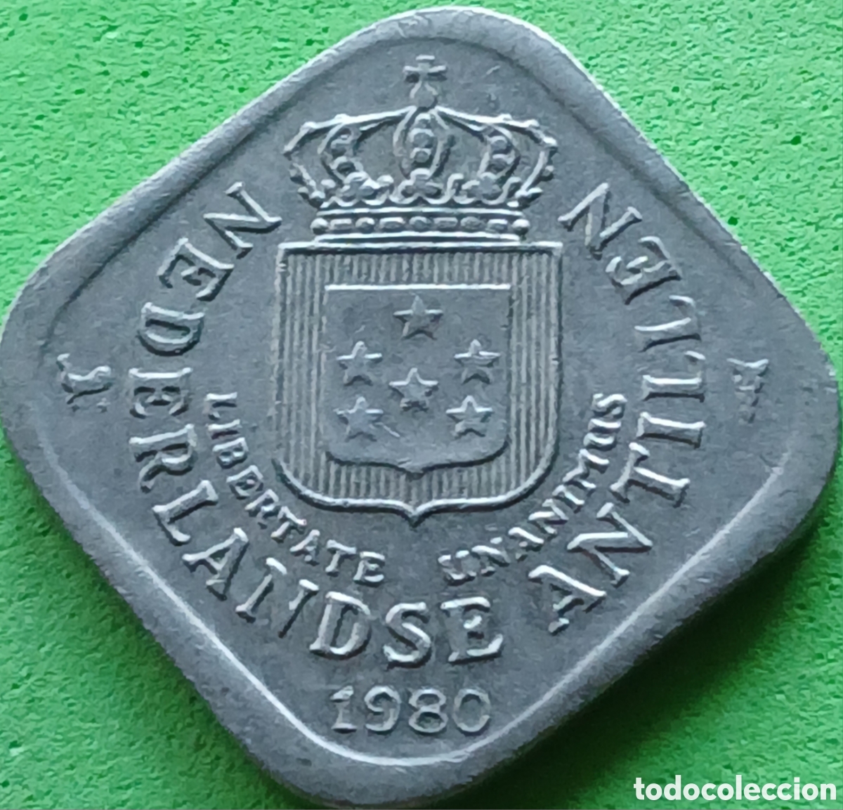 Monedas antiguas de Am&eacute;rica: Antillas Neerlandesas 5 cent 1980 km#13