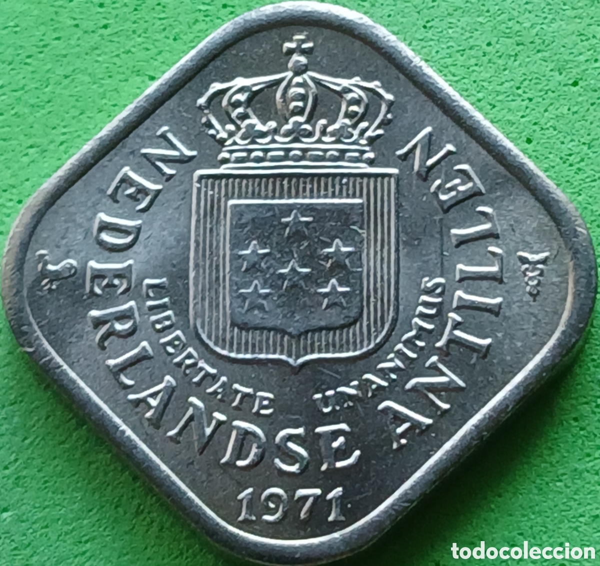 Monedas antiguas de Am&eacute;rica: Antillas Neerlandesas 5 cent 1971 km#13